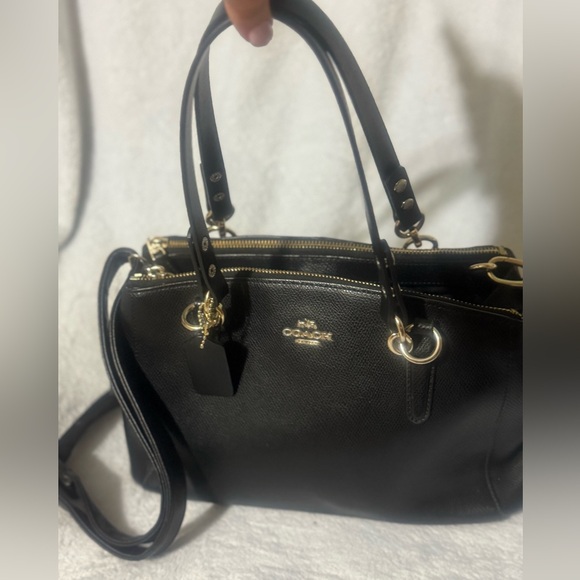 Coach Black Leather Bag - Picture 4 of 11
